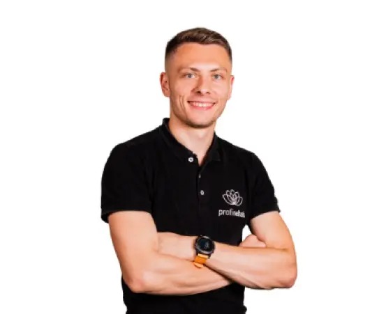 Członek zespołu profirehab Maciej Bożek